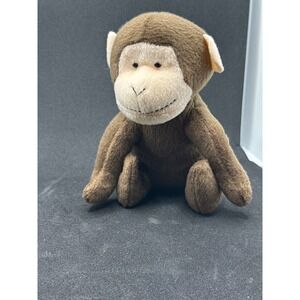 MindWare Monkey Plush Stuffed Animal Brown Beige‎ Small Toy Cute Gift